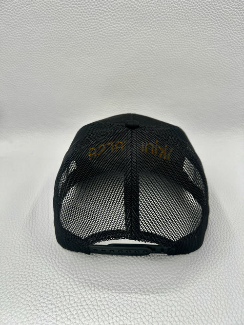Carbon Crown Gold Embroidery